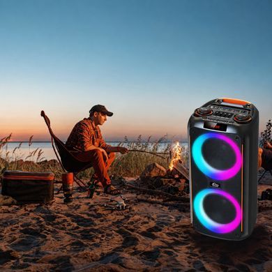 Колонка з мікрофоном Sing-e ZQS8263 караоке колонка портативна Bluetooth колонка 50W бездротова колонка з мікрофоном