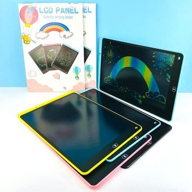 Графічний планшет 20" для малювання та нотаток LCD Panel |Multi-colour| Рожевий 44706
