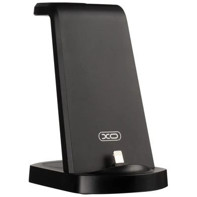 Настільна зарядна станція для iPhone/iWatch/Airpods WX035 3-in-1 10W/7.5W/5W Черный