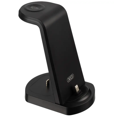 Настільна зарядна станція для iPhone/iWatch/Airpods WX035 3-in-1 10W/7.5W/5W Черный