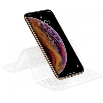 Автомобільний тримач килимок-підставка універсальний BASEUS Folding Bracket Antiskid Pad Прозорий SUWNT-02