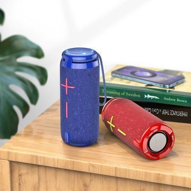 Портативна блютуз колонка BOROFONE BR24 AUX, SD-card, Bluetooth, USB, FM-Radio Сірий