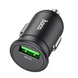 Автомобільна зарядка з швидкою зарядкою QC3.0 HOCO Z43 |1USB, 3A, QC, 18W| Чорний