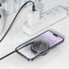 Безпровідний зарядний пристрій MagSafe для iPhone, iWatch з висувним кабелем HOCO CQ18 Сірий